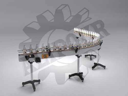 نقاله انتقال بطری ، Bottle conveyor ، مجتمع صنعتی علیپور