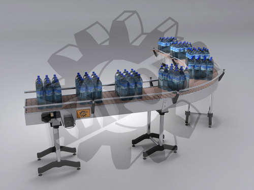 نقاله انتقال بطری ، Bottle conveyor ، مجتمع صنعتی علیپور