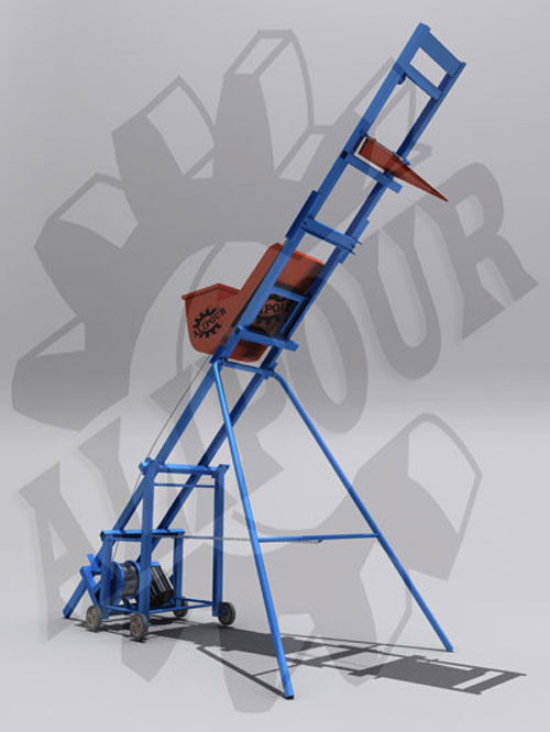 دستگاه بتن ریزی ستون ، دستگاه بتن ریزی ، دستگاه بتن ریز ، مجتمع صنعتی علیپور