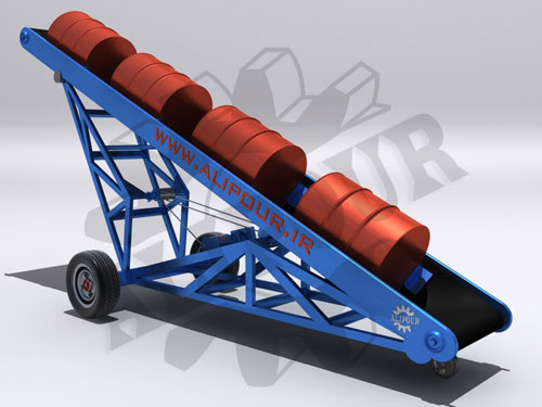 تسمه نقاله بارگیری بشکه ، مجتمع صنعتی علیپور